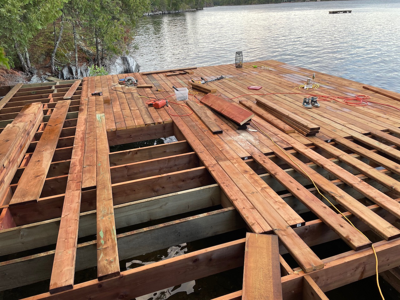 Dock rebuild July 14-16