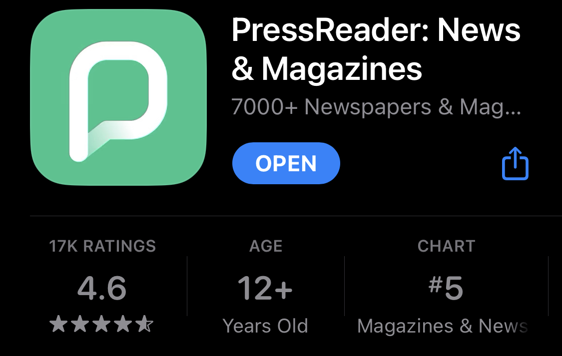 PressReader – a hidden gem