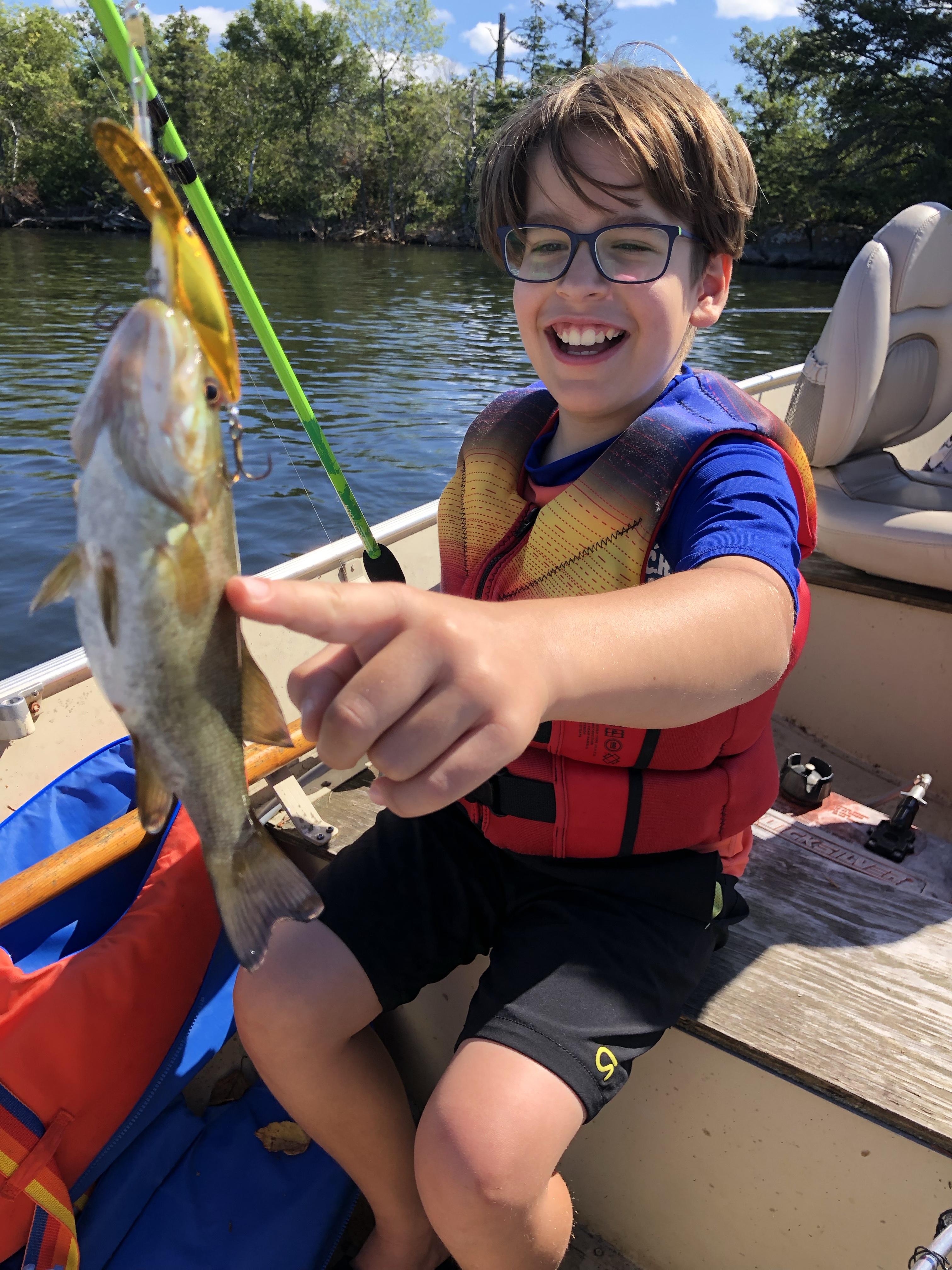 Fishing with Grandkids & Friend