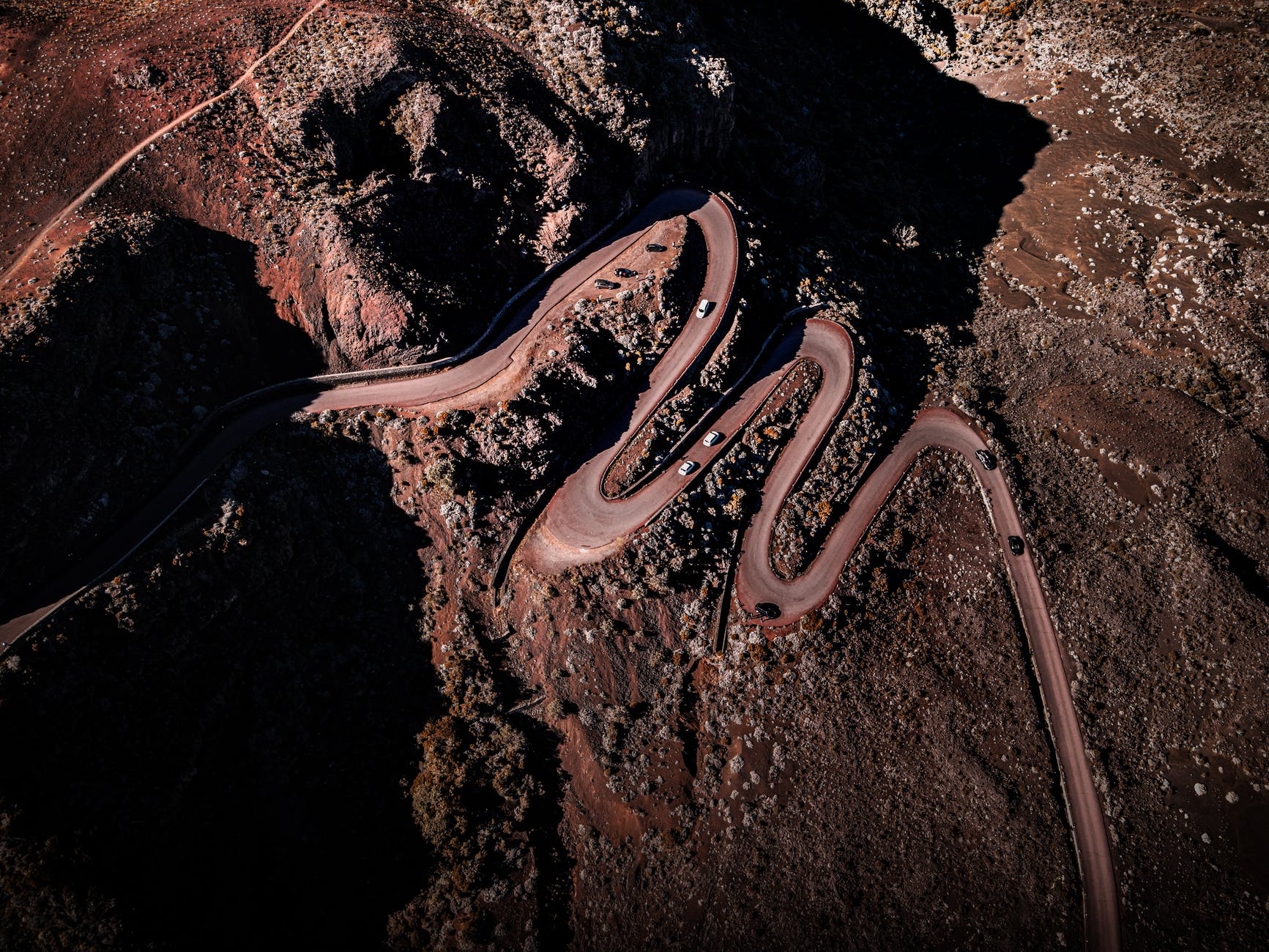 Col de route secondaire trois